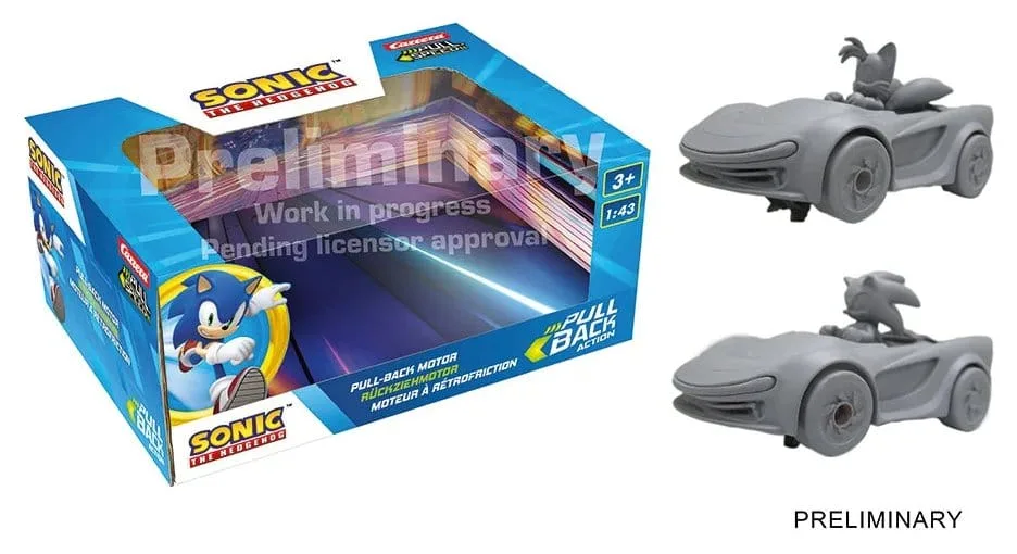 Sonic Racing CrossWorlds Pull-Back Cars – Pull & Speed Twin Pack