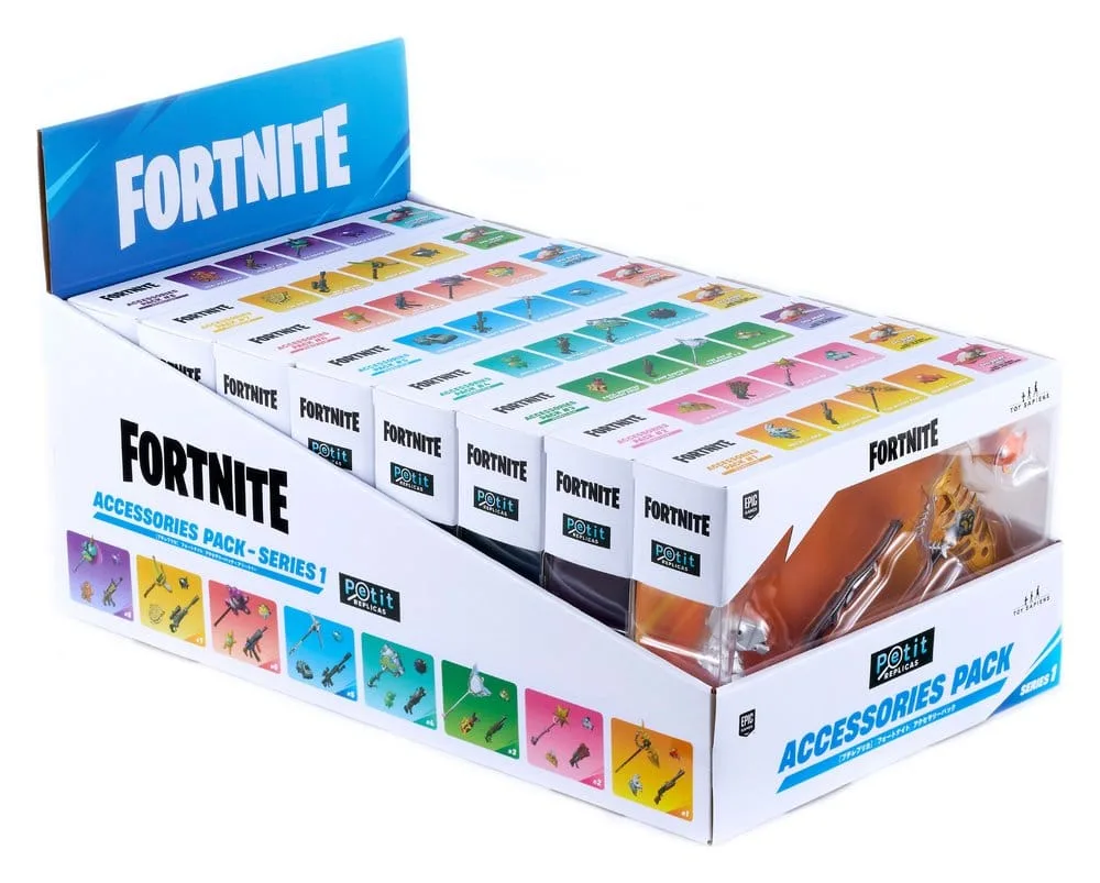 Fortnite Accessory Packs – Petit Replicas Series 1 Assortment of 8