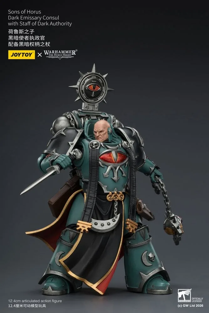 Warhammer Action Figure – Sons of Horus Dark Emissary Consul 12.4 cm 7