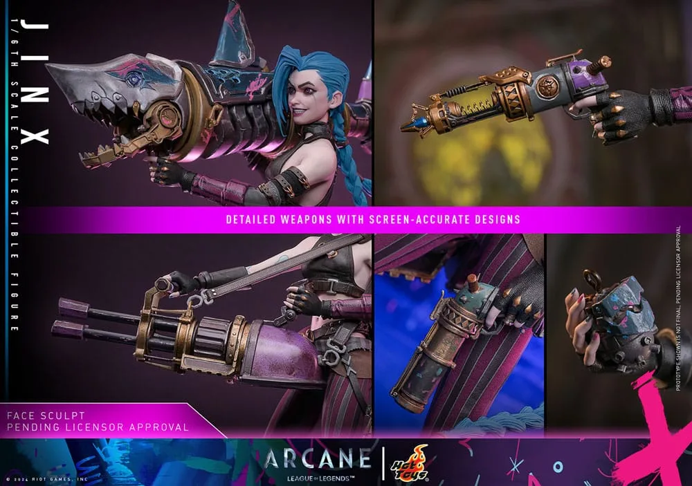 Arcane Action Figure – Jinx 1/6 Scale 27 cm 16