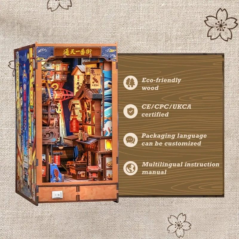 Tsutenkaku Ichiban Street Book Nook – CuteBee 23 x 12 cm 6