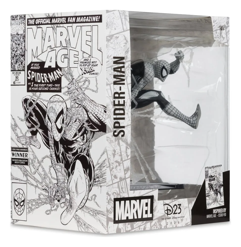 Marvel PVC Statue – Spider-Man Marvel Age 90 Line Art 18 cm 9