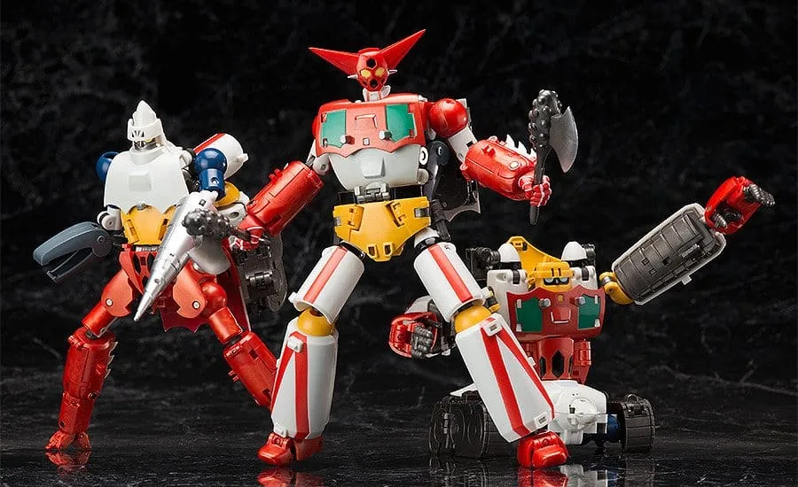 Getter Robo Actionfiguren-Set – Dynamic Change R Neuauflage 11