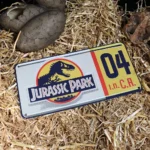 Jurassic Park Replica – Dennis Nedry License Plate 30 cm 2