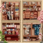 Miniatuur Bouwpakket – Sakura O Kimono Shop 19 x 14 cm 4