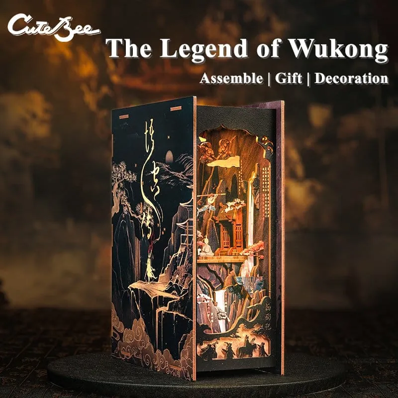 The Legend of Wukong Book Nook – Houten bouwpakket 22 x 8 cm 6