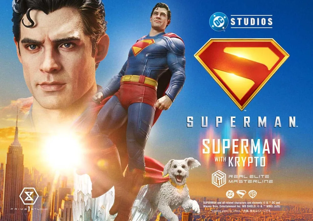 Superman 2025 Statue – With Krypto 1/3 Scale 95 cm 2