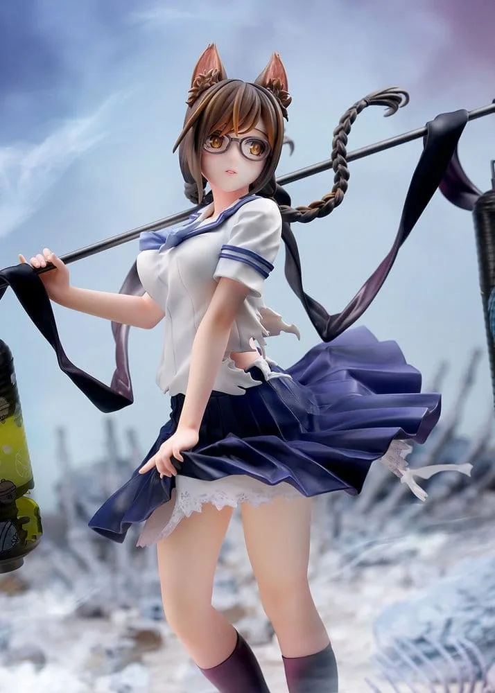 Bakemonogatari PVC-Figur – Tsubasa Hanekawa 1:7 26 cm 8