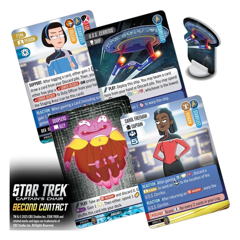 Star Trek Card Game Expansion – Captain’s Chair Second Contact English 2