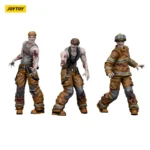 Zombie Dark Source Actionfiguren-Set – 3 Feuerwehrleute 8 cm 8