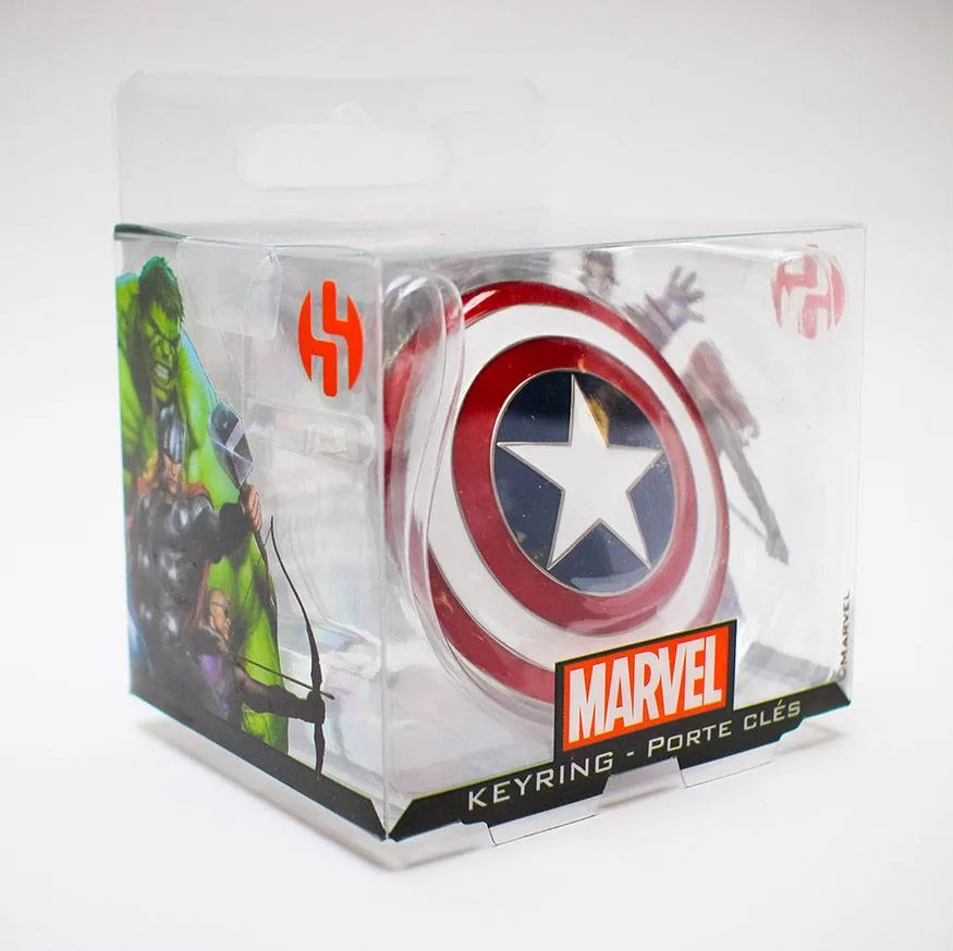 Marvel Comics Metal Keychain – Captain America Shield 5 cm 3