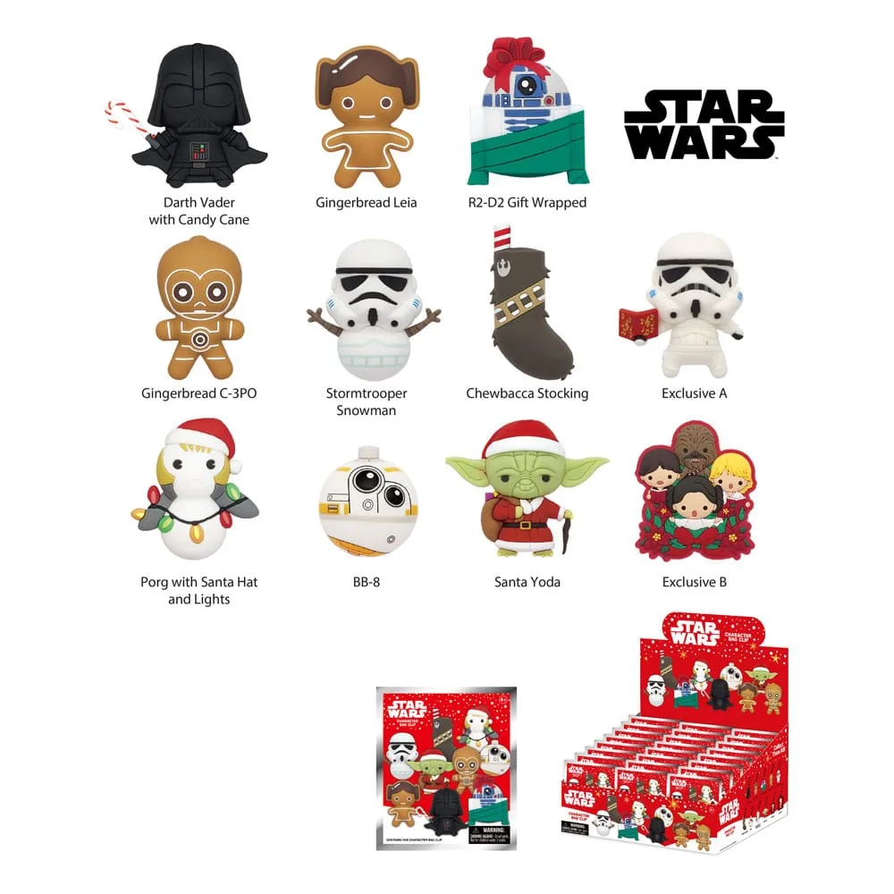 Star Wars Bag Clip Display – Christmas Series 1 24 Blind Bags