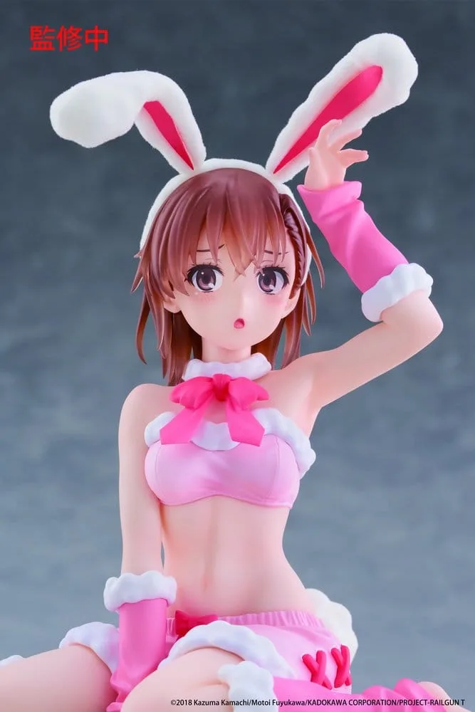 A Certain Scientific Railgun figuur – Mikoto Fluffy Bunny 13 cm 4