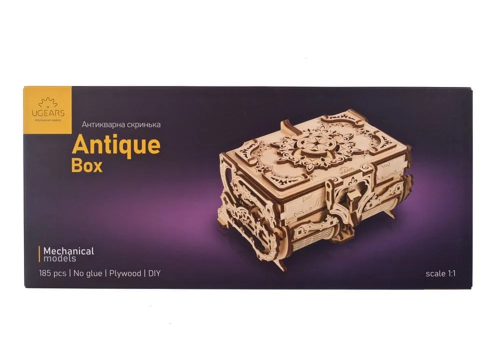 Ugears Wooden Model Kit – Antique Box 2