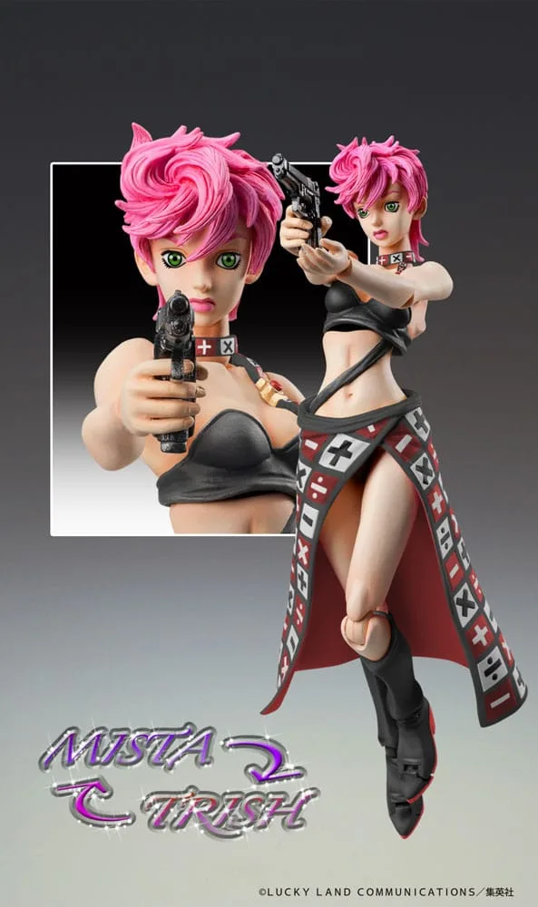JoJo’s Bizarre Adventure Action Figure – Trish Una Black Ver. 15 cm 8
