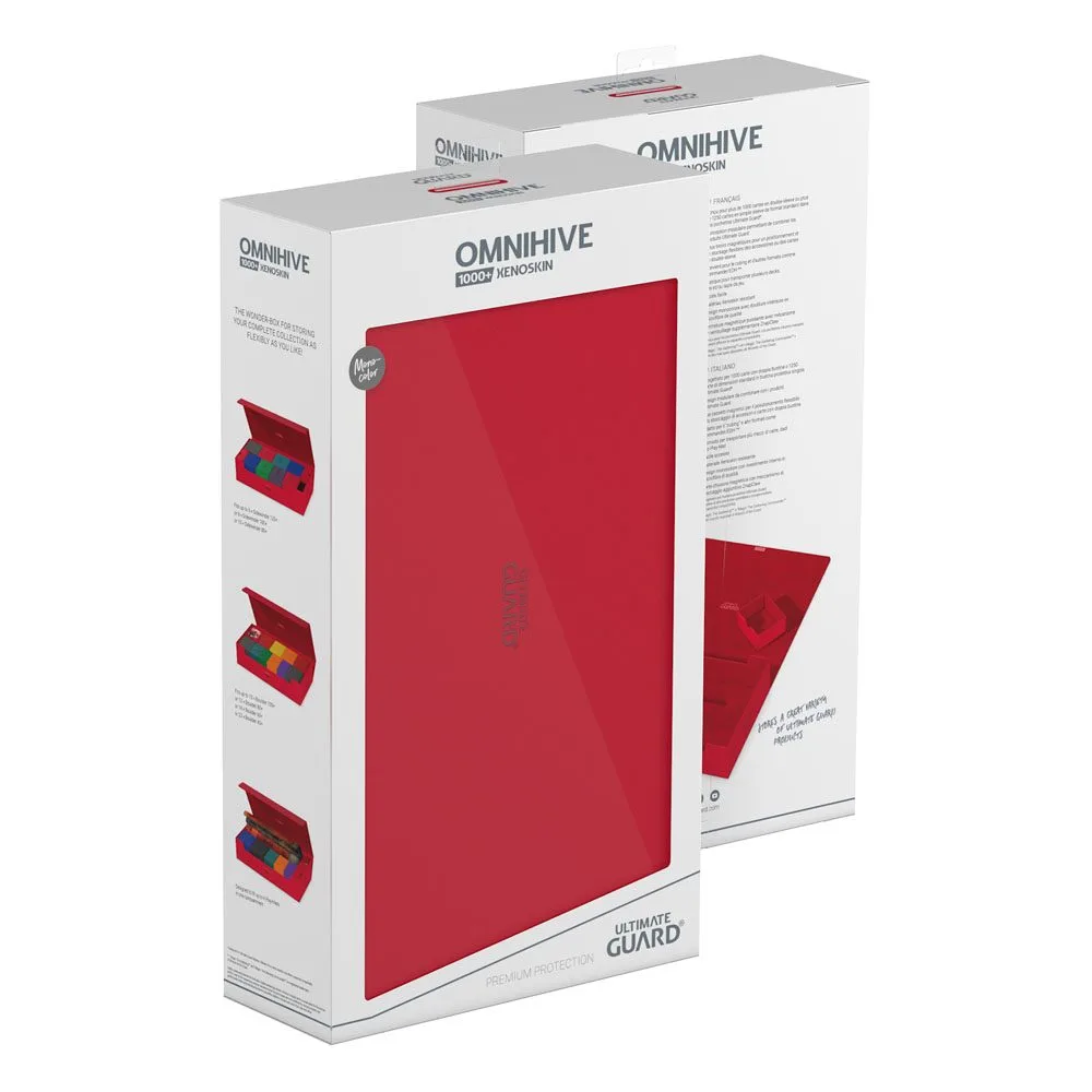 Ultimate Guard Card Storage Box – Omnihive 1000+ Xenoskin Red 19
