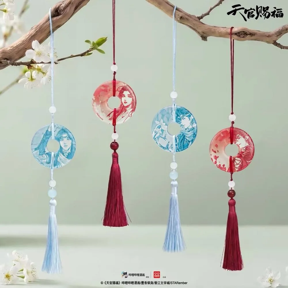 Heaven Official’s Blessing Keychain Display – Acrylic Jade Pendant 3