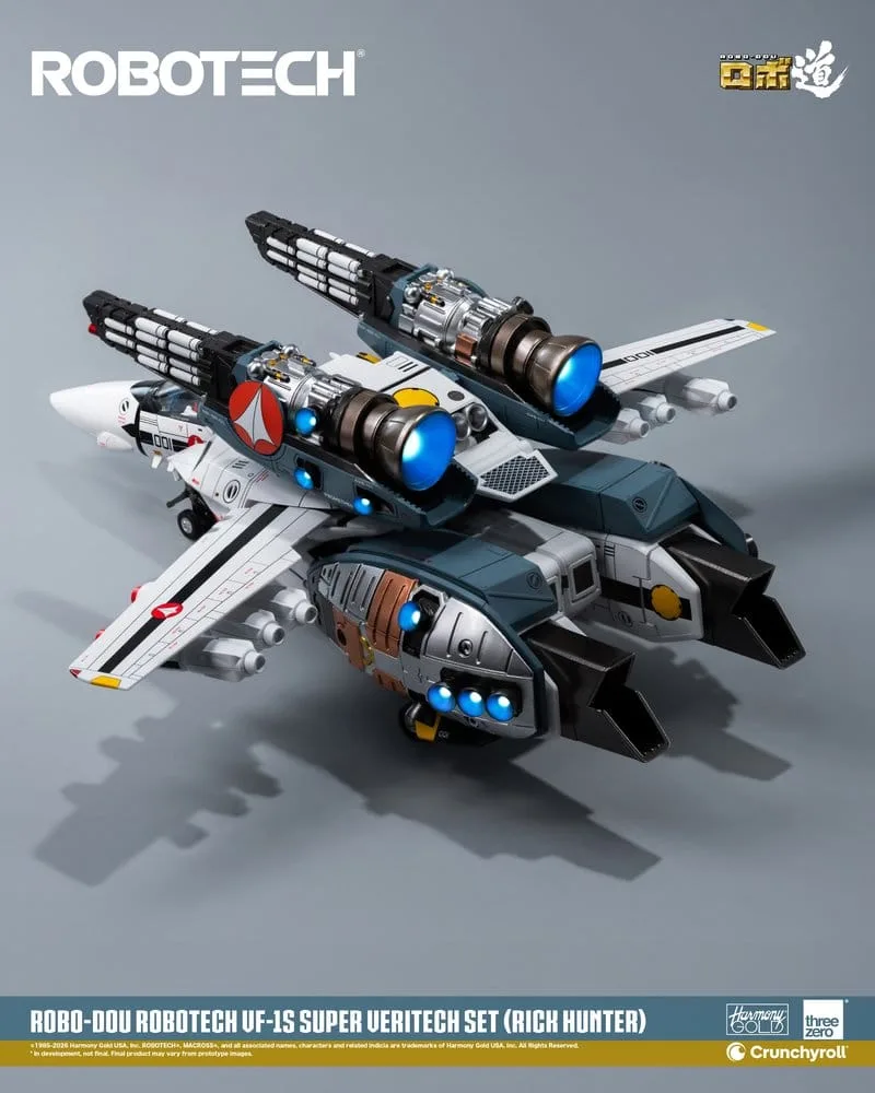 Robotech Action Figure – VF-1S Super Veritech Rick Hunter 20 cm 12