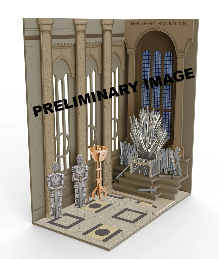 House of the Dragon Book Nook – Iron Throne 23 cm 2