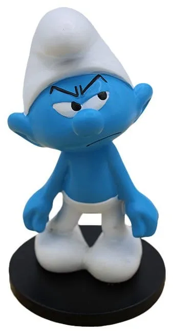 The Smurfs Statue – Grouchy Smurf 11 cm