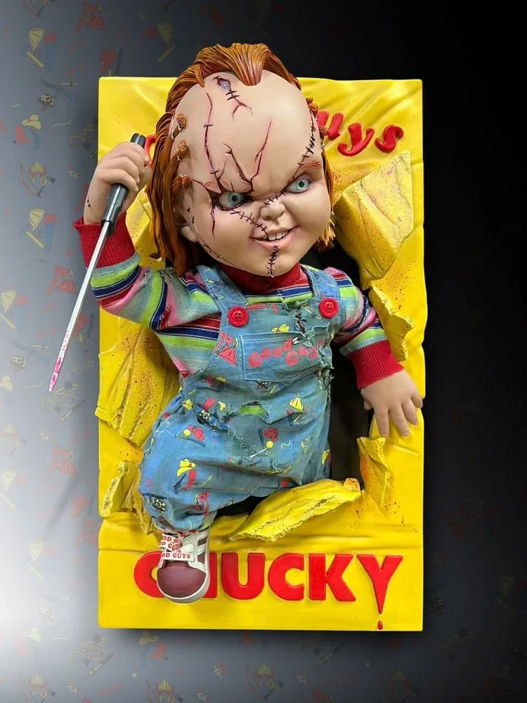 Bride of Chucky Wall Sculpture – Life Size 43 x 46 x 76 cm