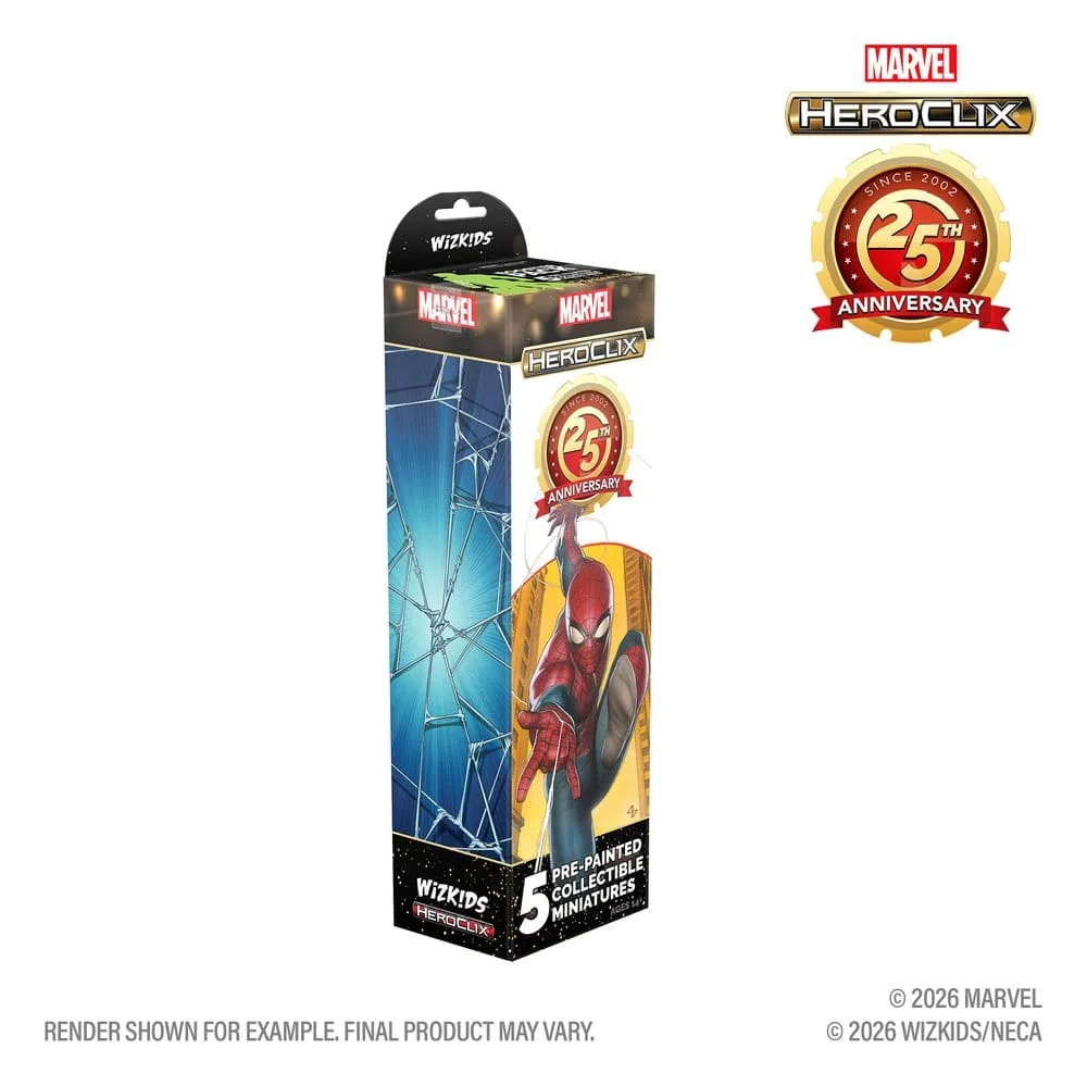 Marvel HeroClix Booster Brick – 25th Anniversary 12 Boosters 9