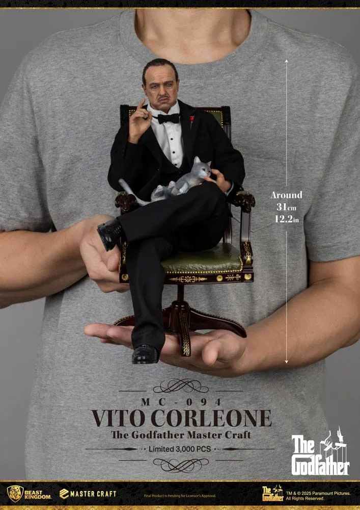 The Godfather Statue – Vito Corleone Master Craft 31 cm 8