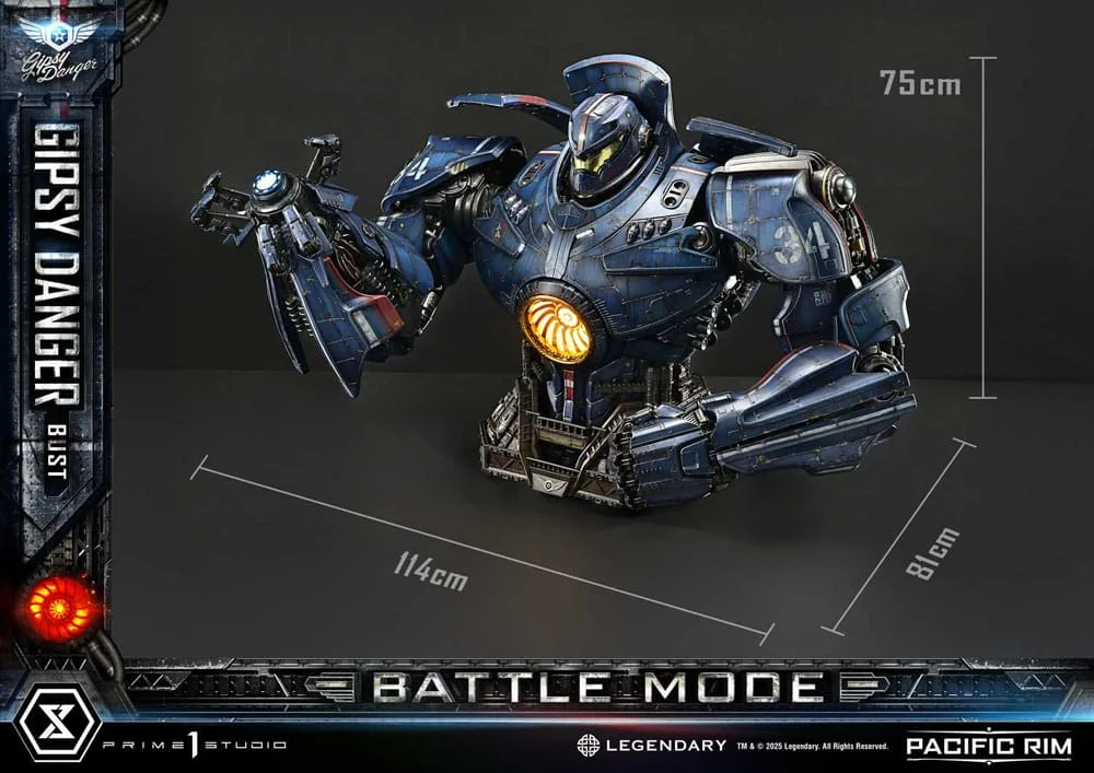 Pacific Rim Bust – Gipsy Danger Battle Mode 75 cm 9
