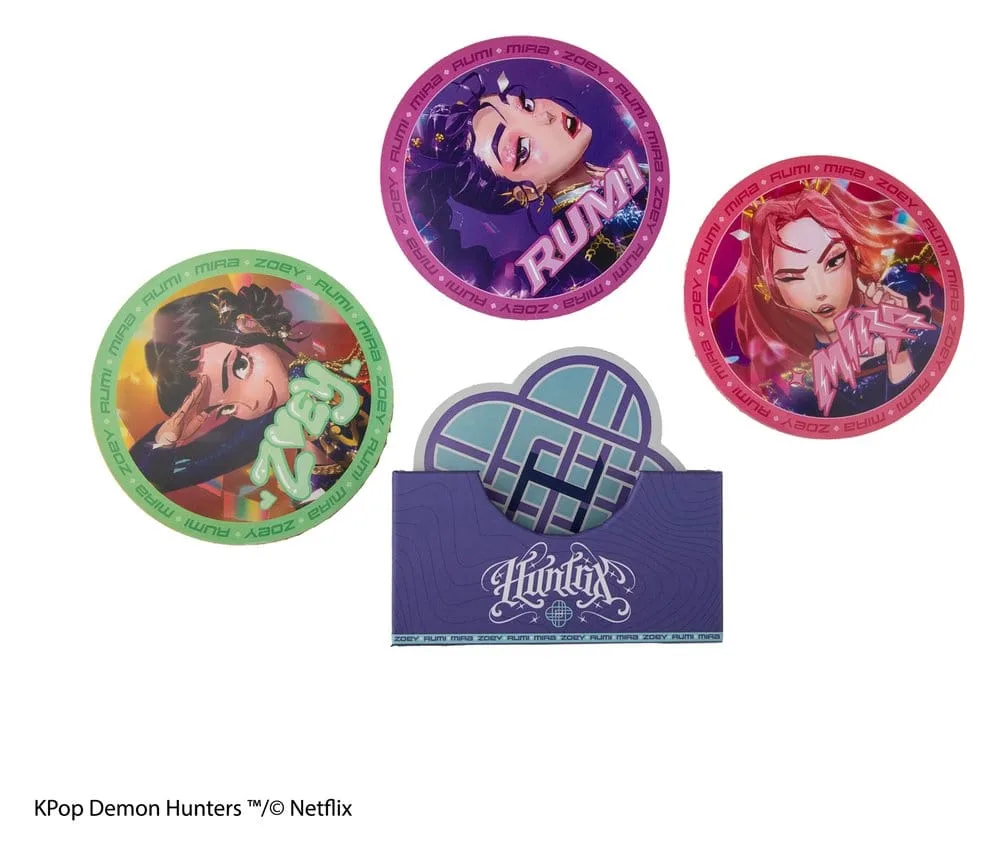 KPop Demon Hunters Coasters – HUNTR/X Set of 4
