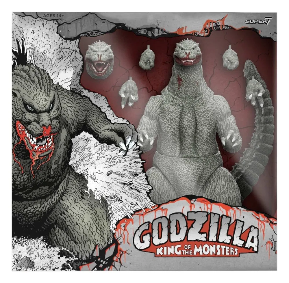 Godzilla 1989 Action Figure – Greyscale Comic Book 24 cm
