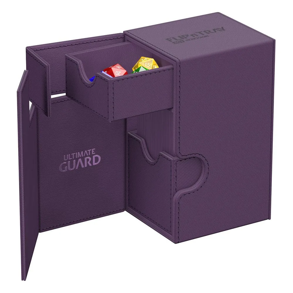 Ultimate Guard Deck Box – Purple Flip’n’Tray 80+ Xenoskin 6