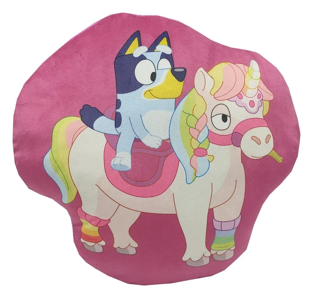 Bluey Cushion – Pink Shaped Design 40 cm