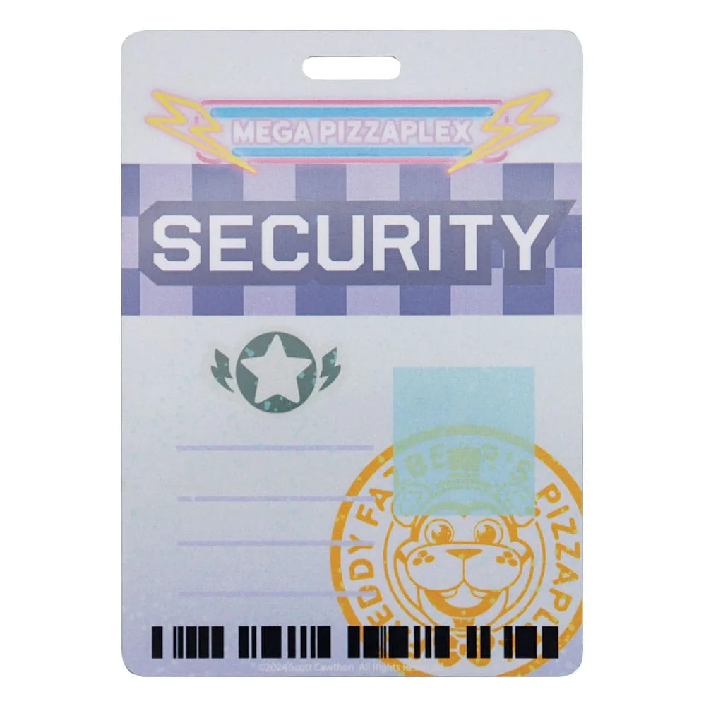 Five Nights at Freddy’s Replica Badge – Antique Brass 90 x 55 mm 6