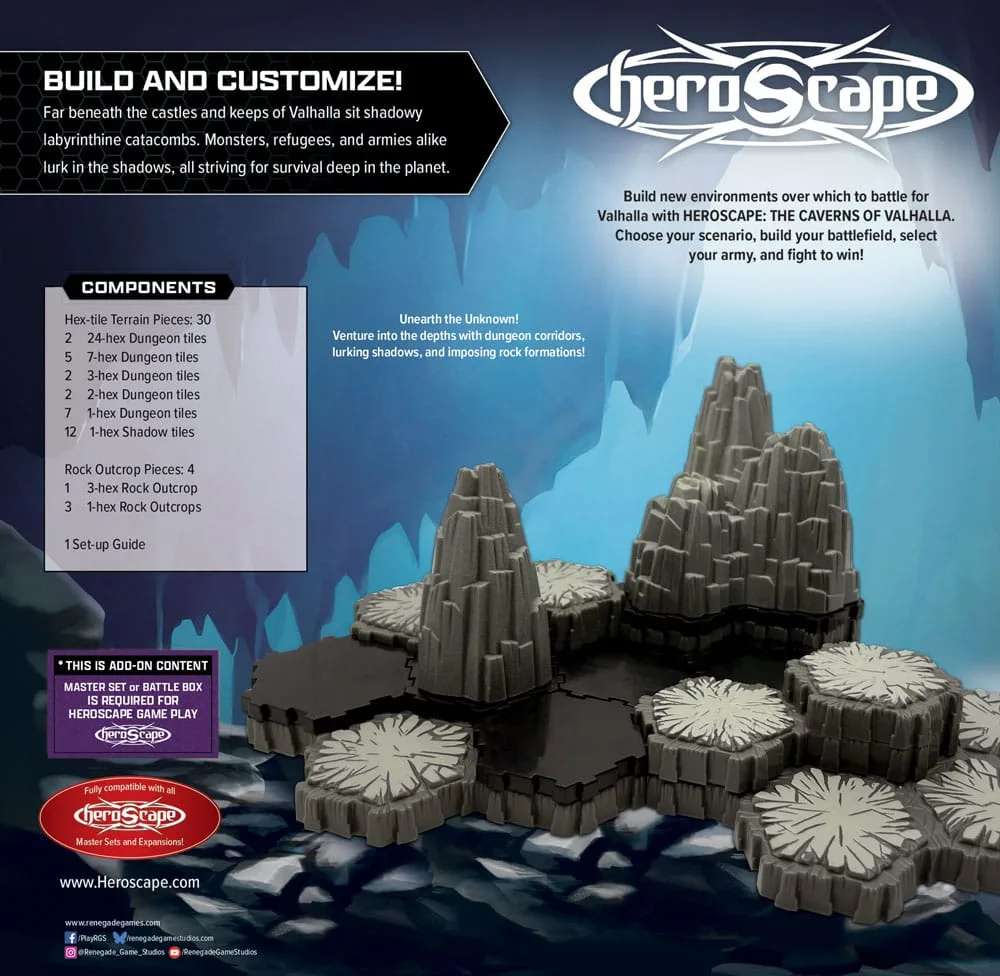 Heroscape Terrain Expansion – The Caverns of Valhalla 2