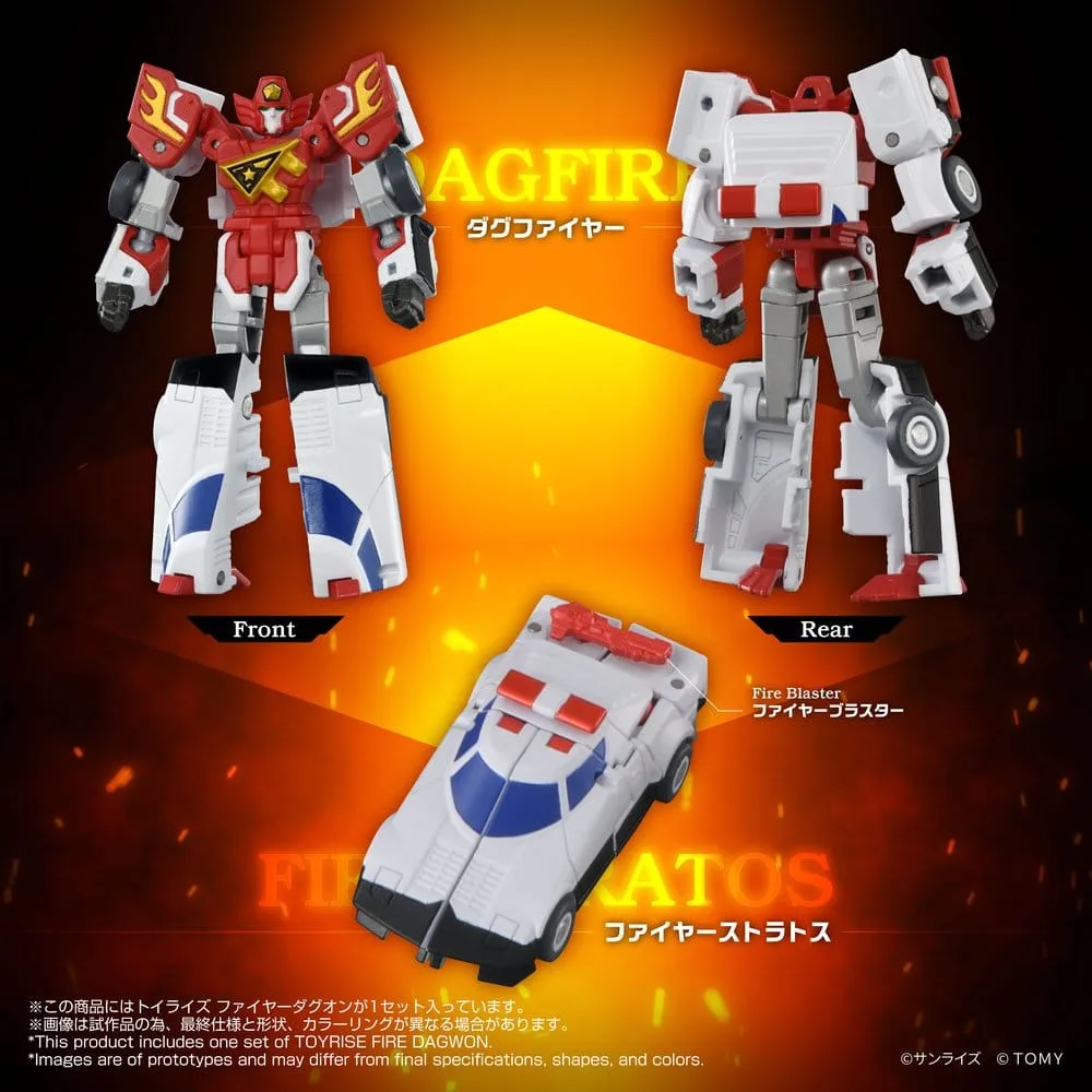 Brave Command Dagwon Action Figure – Toyrise Fire Dagwon 18 cm 10