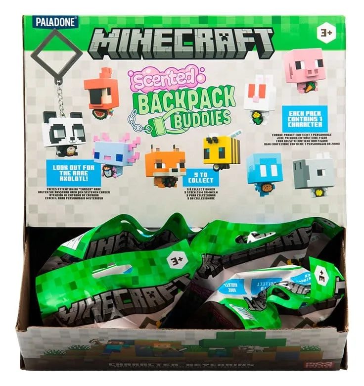 Minecraft Bag Clips – Scented Series 4 Blind Box Assortment of 24 4