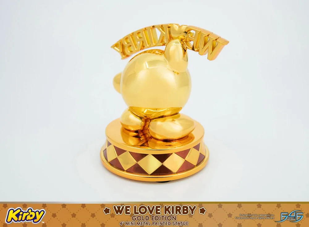 Kirby Die-Cast Statue – We Love Gold Edition 10 cm 13