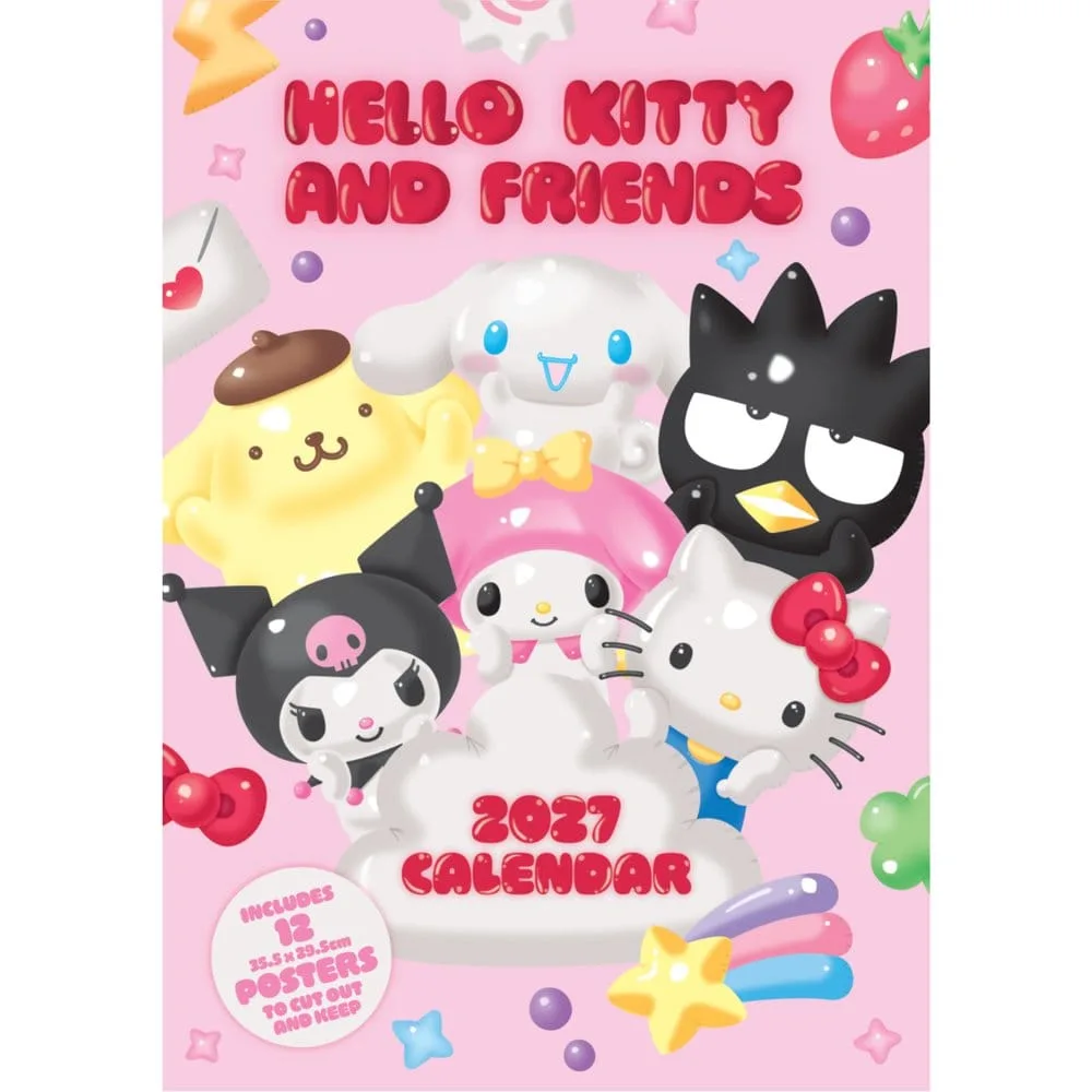 Hello Kitty Poster Calendar – 2027 A3