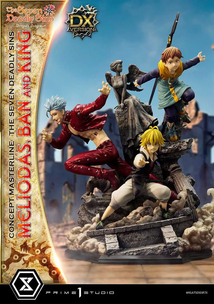 Seven Deadly Sins Statue – Meliodas Ban and King Deluxe 55 cm 2