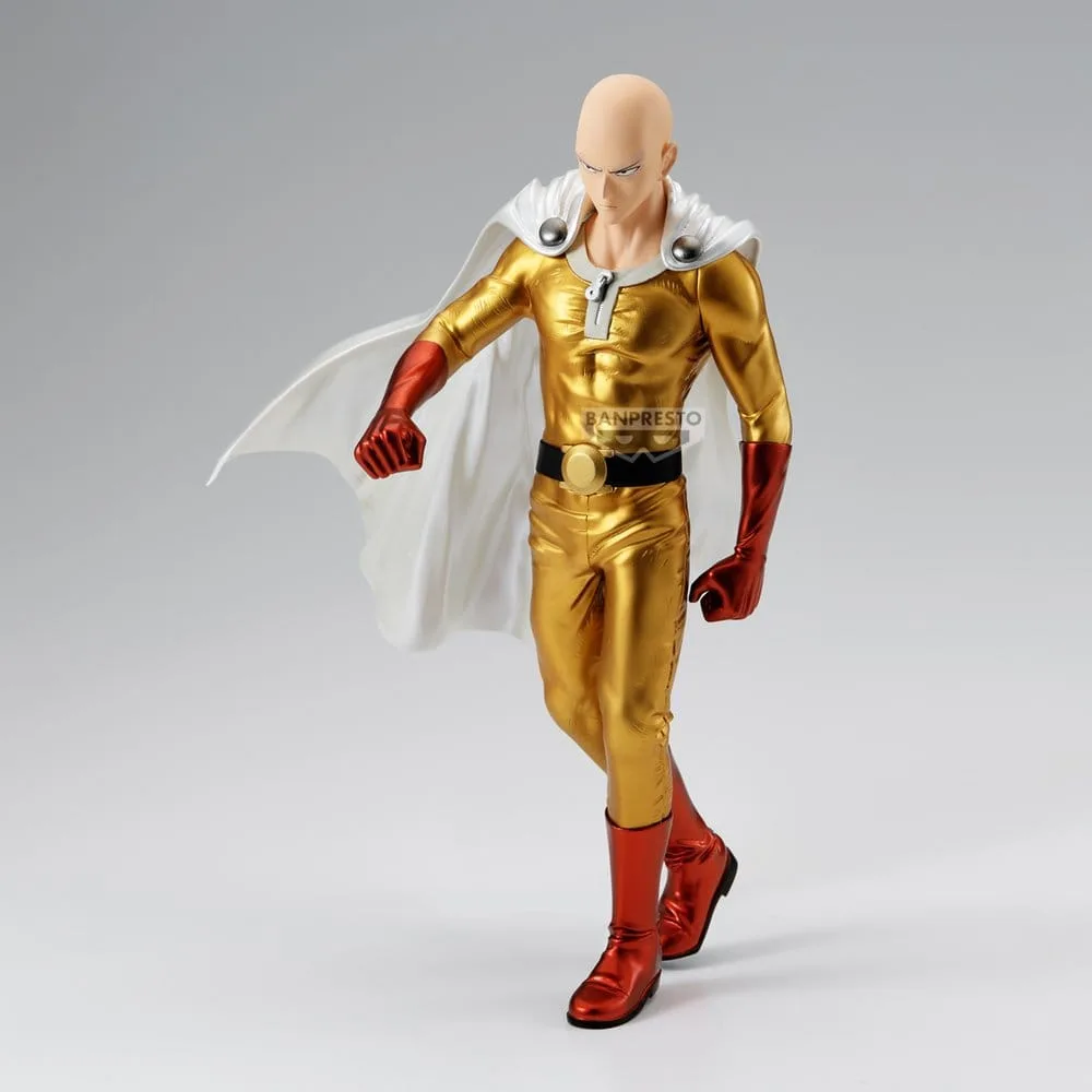 One-Punch Man Sammelfigur – Grandista Saitama Metallic 27 cm 4