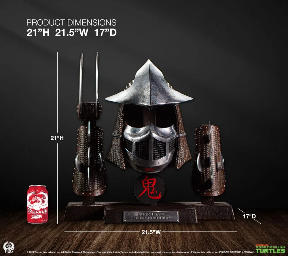 TMNT Life-Size Armor Set – Shredder Electroplated Edition 53 cm 20