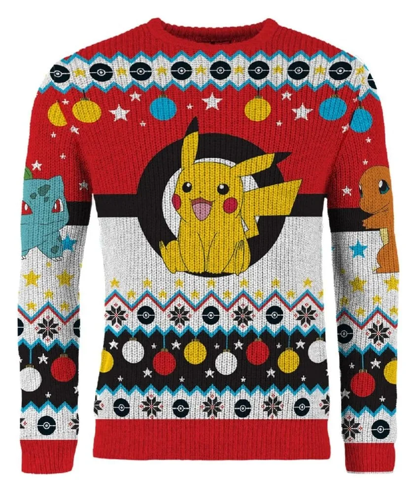 Pokémon Sweater – Christmas Knit M 3