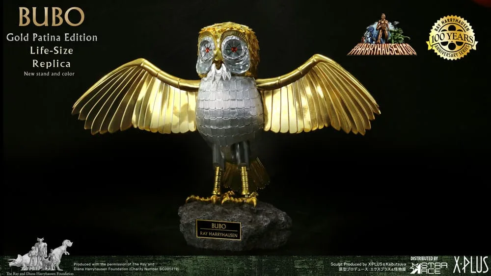 Clash of the Titans Statue – Bubo Gold Patina Deluxe 7