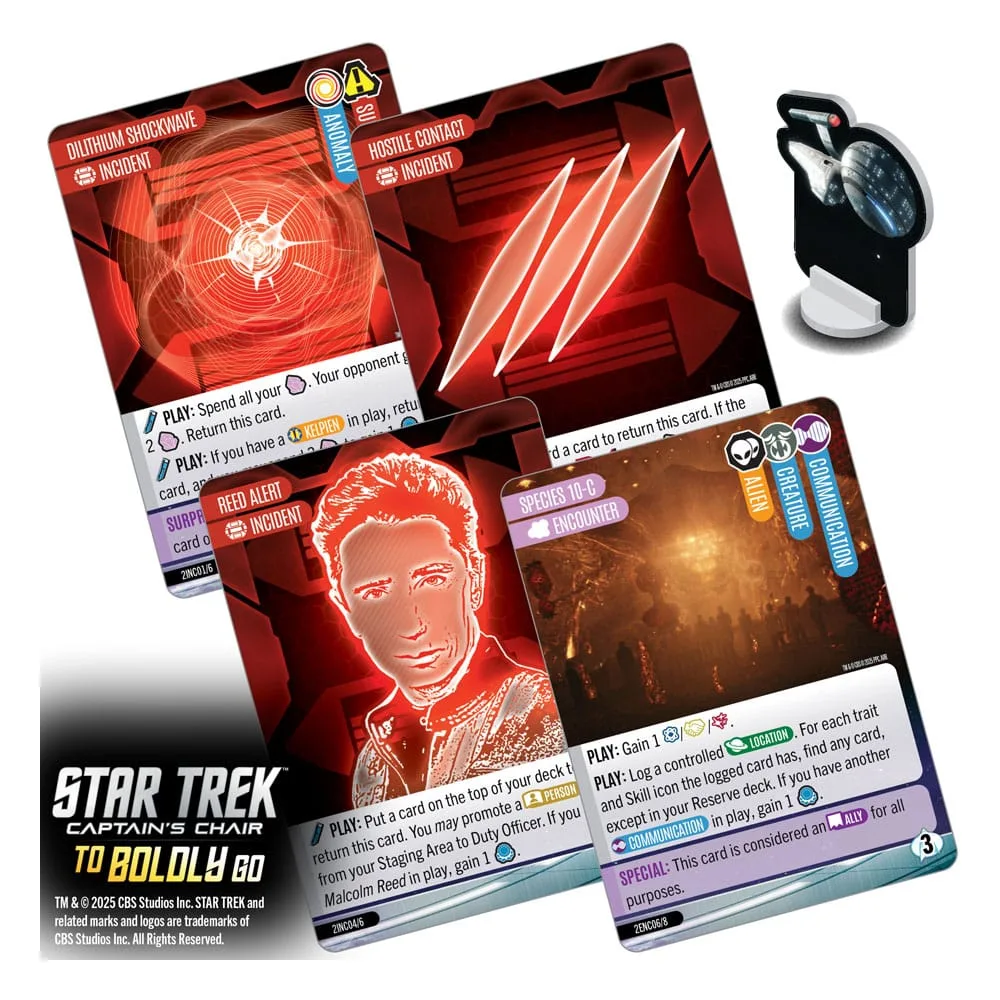 Star Trek Card Game – Captain’s Chair To Boldly Go English 11