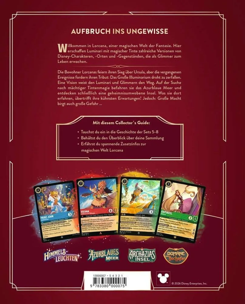 Disney Lorcana Verzamelaarsgids – Sets 5–8 Duitstalig 2