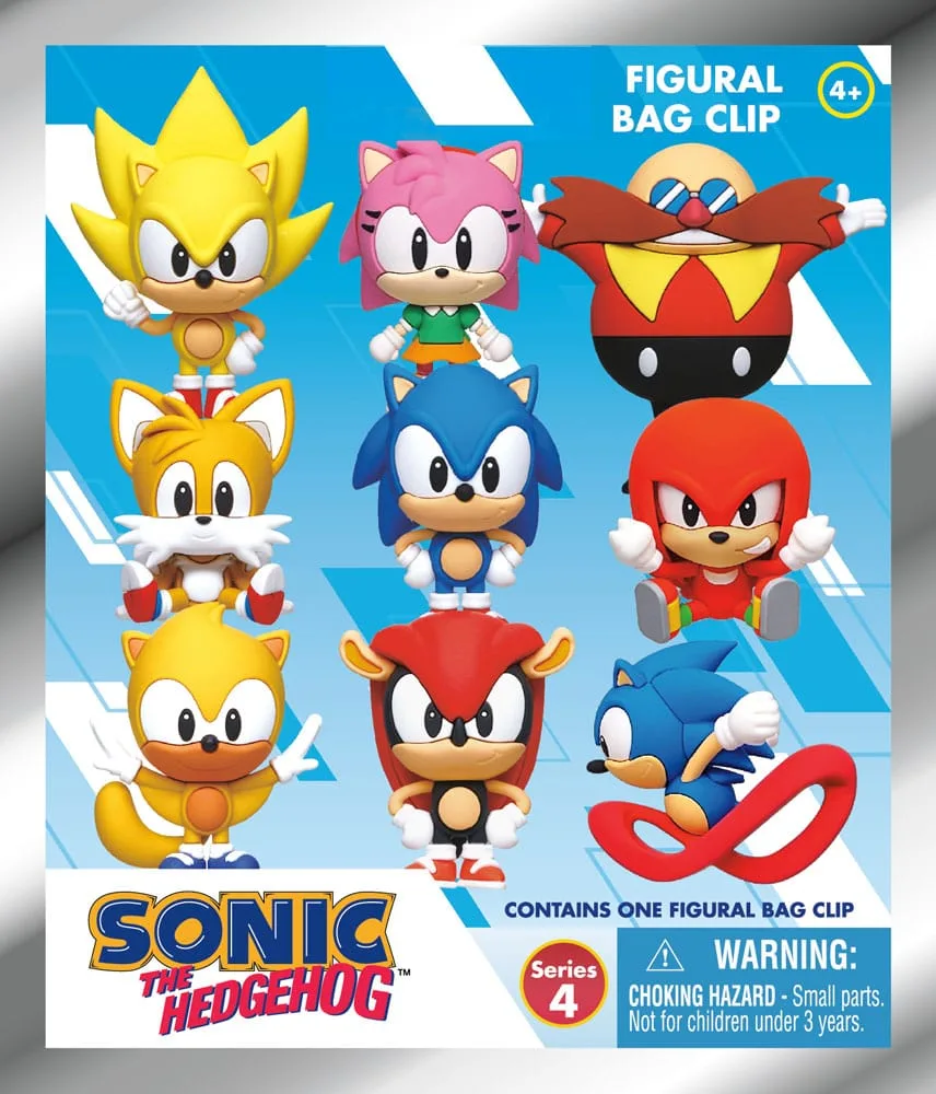 Sonic the Hedgehog Bag Clips – Series 4 24-Bag Display 2