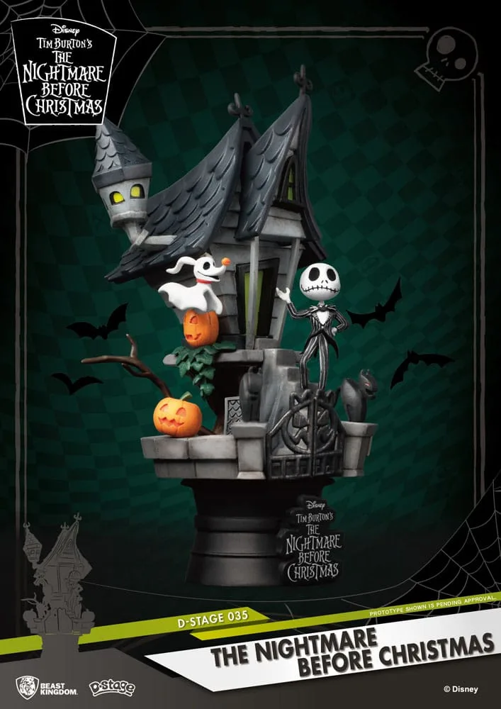 Nightmare Before Christmas Diorama – Jack’s Haunted House 15 cm 4