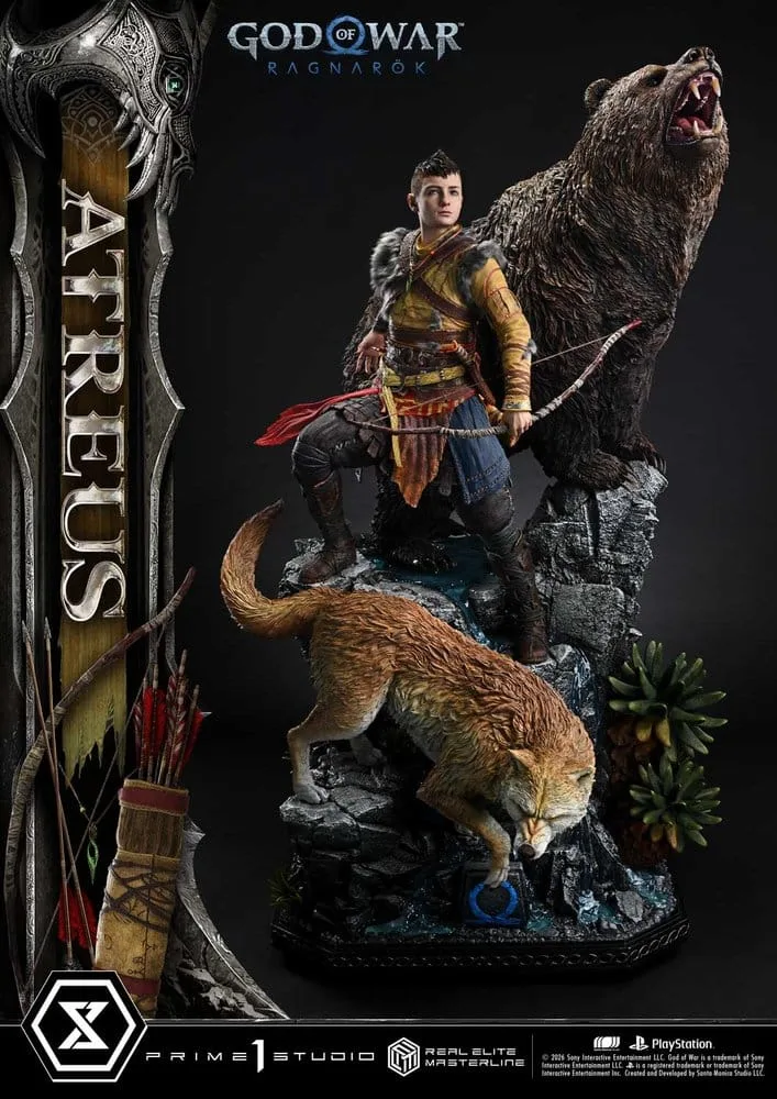God of War Ragnarok Statue – Atreus Deluxe 1/3 96 cm 4