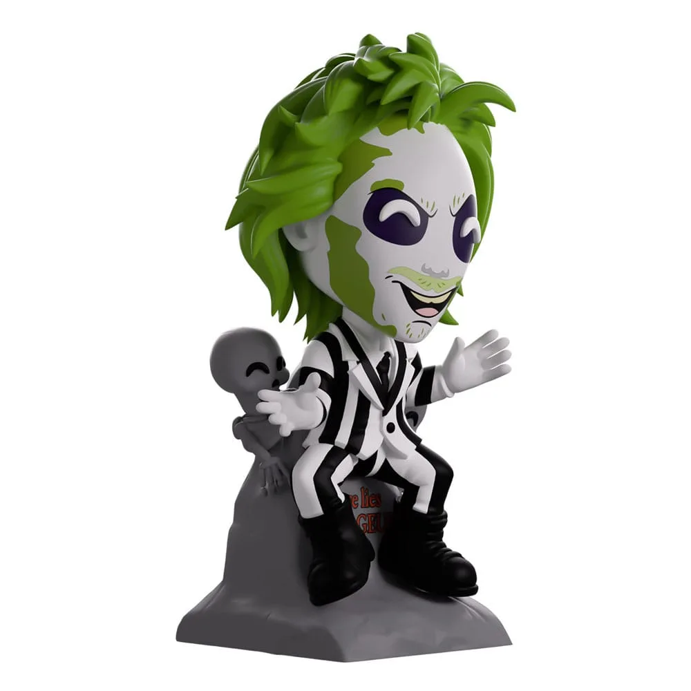 Beetlejuice Vinylfigur – Youtooz auf Grabstein 12 cm 3