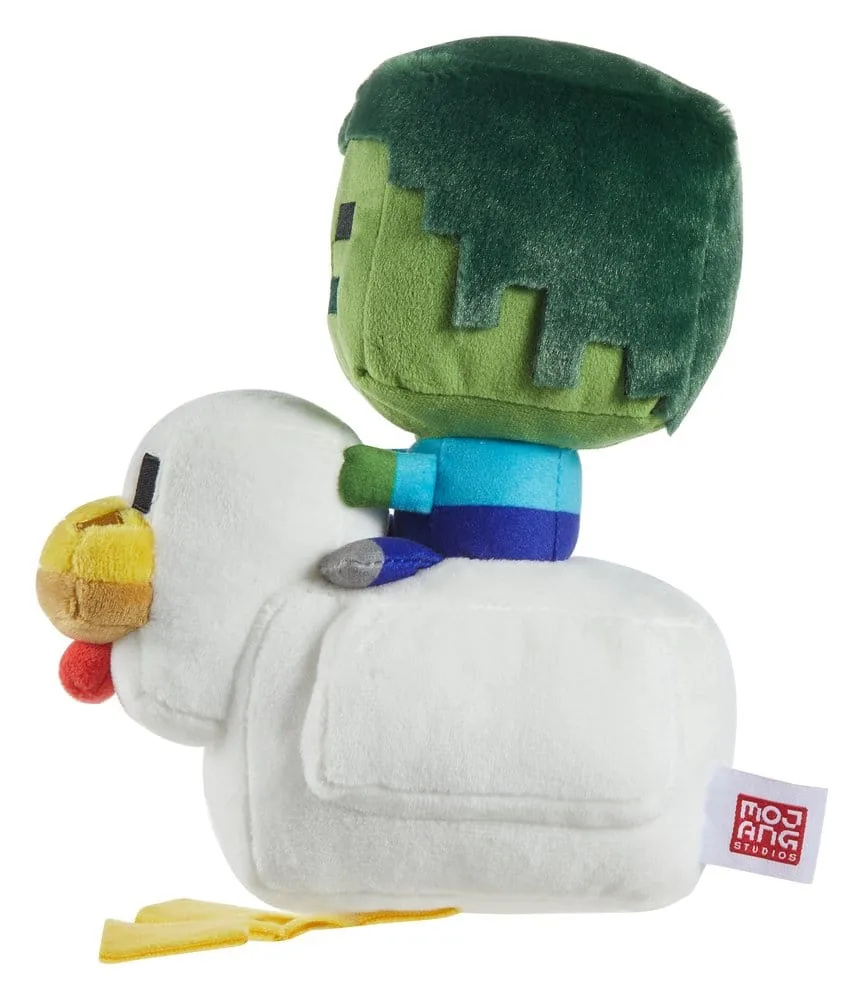 Minecraft Deluxe Plush – Chicken Jockey 20 cm 4